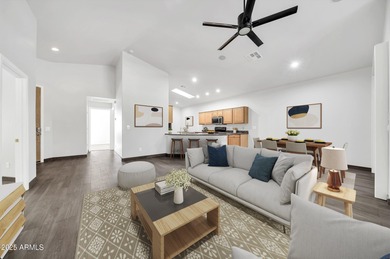 Experience resort-style living in a peaceful, gated community on Raven Golf Club At South Mountain in Arizona - for sale on GolfHomes.com, golf home, golf lot