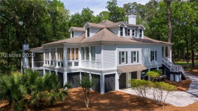 Discover coastal living at its finest in this stunning 3,883 sq on Haig Point Golf Club in South Carolina - for sale on GolfHomes.com, golf home, golf lot
