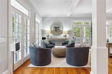 Discover coastal living at its finest in this stunning 3,883 sq on Haig Point Golf Club in South Carolina - for sale on GolfHomes.com, golf home, golf lot