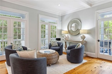 Discover coastal living at its finest in this stunning 3,883 sq on Haig Point Golf Club in South Carolina - for sale on GolfHomes.com, golf home, golf lot