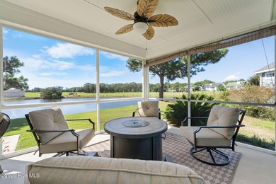 This classic all-brick home is located at the end of a private on Members Club At St. James Plantation in North Carolina - for sale on GolfHomes.com, golf home, golf lot