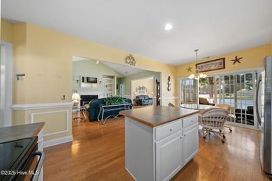 This classic all-brick home is located at the end of a private on Members Club At St. James Plantation in North Carolina - for sale on GolfHomes.com, golf home, golf lot