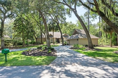 Stunning home providing wonderful privacy in the highly on Sea Pines Country Club in South Carolina - for sale on GolfHomes.com, golf home, golf lot