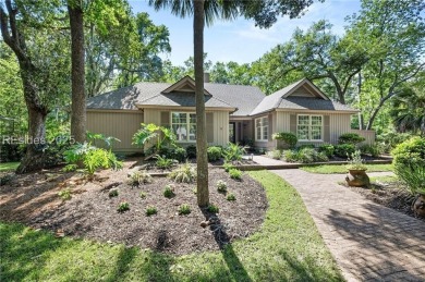 Stunning home providing wonderful privacy in the highly on Sea Pines Country Club in South Carolina - for sale on GolfHomes.com, golf home, golf lot