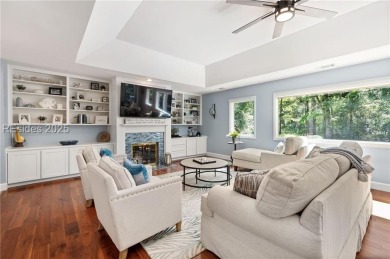 Stunning home providing wonderful privacy in the highly on Sea Pines Country Club in South Carolina - for sale on GolfHomes.com, golf home, golf lot