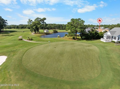 This classic all-brick home is located at the end of a private on Members Club At St. James Plantation in North Carolina - for sale on GolfHomes.com, golf home, golf lot