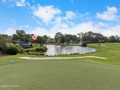 This classic all-brick home is located at the end of a private on Members Club At St. James Plantation in North Carolina - for sale on GolfHomes.com, golf home, golf lot