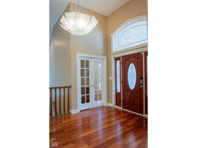 Custom 5 bedroom home on 1.71 acres with mature wooded nature on Bear Slide Golf Club in Indiana - for sale on GolfHomes.com, golf home, golf lot