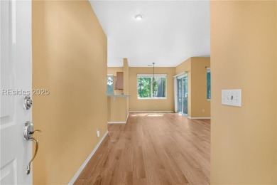This two bedroom, two bath Hawthorne model has a great golf view on Okatie Creek Golf Club in South Carolina - for sale on GolfHomes.com, golf home, golf lot