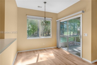 This two bedroom, two bath Hawthorne model has a great golf view on Okatie Creek Golf Club in South Carolina - for sale on GolfHomes.com, golf home, golf lot