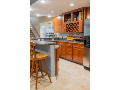Custom 5 bedroom home on 1.71 acres with mature wooded nature on Bear Slide Golf Club in Indiana - for sale on GolfHomes.com, golf home, golf lot