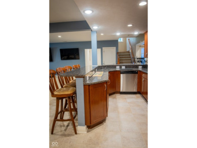 Custom 5 bedroom home on 1.71 acres with mature wooded nature on Bear Slide Golf Club in Indiana - for sale on GolfHomes.com, golf home, golf lot
