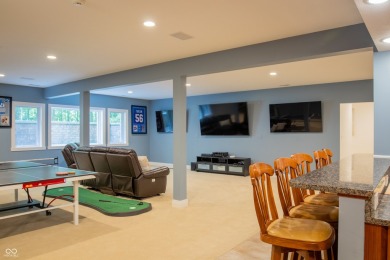 Custom 5 bedroom home on 1.71 acres with mature wooded nature on Bear Slide Golf Club in Indiana - for sale on GolfHomes.com, golf home, golf lot