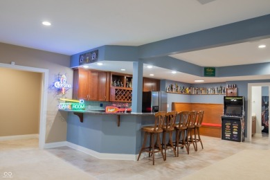 Custom 5 bedroom home on 1.71 acres with mature wooded nature on Bear Slide Golf Club in Indiana - for sale on GolfHomes.com, golf home, golf lot