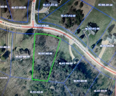 Upsloping, wooded lot on Glen Hollow, just east of Creekwood on Eagle Ridge Inn and Resort in Illinois - for sale on GolfHomes.com, golf home, golf lot