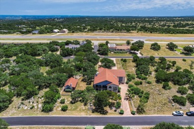 Rare Aviation lifestyle property adjacent to the Horseshoe Bay on Slick Rock Golf Course - Horseshoe Bay in Texas - for sale on GolfHomes.com, golf home, golf lot