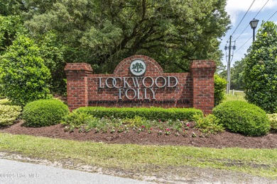 Build your custom dream home in the amenity rich, water front on Lockwood Folly Country Club in North Carolina - for sale on GolfHomes.com, golf home, golf lot
