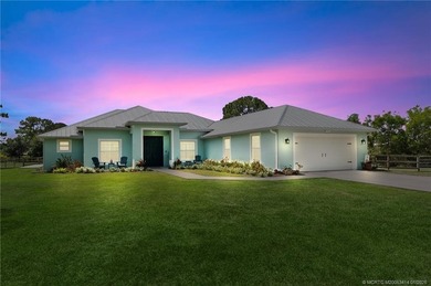 Every day is a vacation in this custom CBS 4 bedroom, 4.5 bath on The Cape Club of Palm City in Florida - for sale on GolfHomes.com, golf home, golf lot