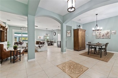 Every day is a vacation in this custom CBS 4 bedroom, 4.5 bath on The Cape Club of Palm City in Florida - for sale on GolfHomes.com, golf home, golf lot