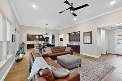 Better than new Belmont model with thoughtful upgrades and on Wildhorse Golf Club of Robson Ranch in Texas - for sale on GolfHomes.com, golf home, golf lot