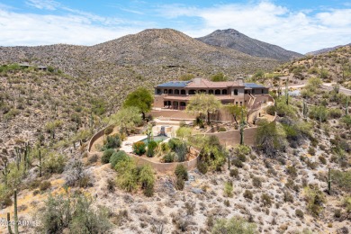 Like two homes in one! Sensational city light and mountain views on Desert Mountain Club - Apache Golf Course in Arizona - for sale on GolfHomes.com, golf home, golf lot