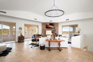 Like two homes in one! Sensational city light and mountain views on Desert Mountain Club - Apache Golf Course in Arizona - for sale on GolfHomes.com, golf home, golf lot