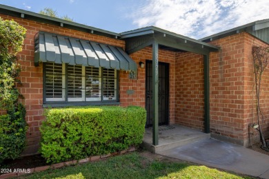 Come see this charming, mid-century 3BR/2BA, natural brick home on Encanto 18 Golf Course in Arizona - for sale on GolfHomes.com, golf home, golf lot