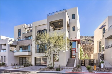 Experience elevated living in this 4-story modern architectural on Dragon Ridge Country Club in Nevada - for sale on GolfHomes.com, golf home, golf lot