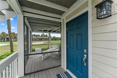 Enjoy relaxing in this villa taking in the peaceful golf course on Ocean Club At the Hutchinson Island Beach Resort in Florida - for sale on GolfHomes.com, golf home, golf lot