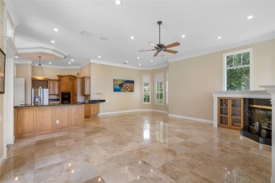 This custom designed 4 bed / 4 bath / 3 car garage home is on Bayou Golf Club in Florida - for sale on GolfHomes.com, golf home, golf lot