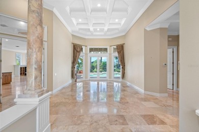 This custom designed 4 bed / 4 bath / 3 car garage home is on Bayou Golf Club in Florida - for sale on GolfHomes.com, golf home, golf lot