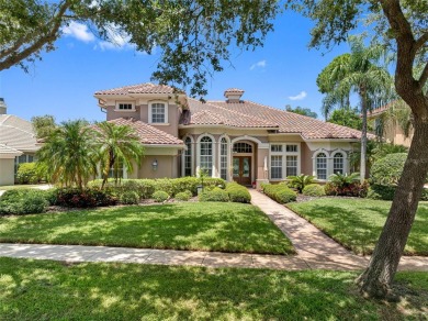 This custom designed 4 bed / 4 bath / 3 car garage home is on Bayou Golf Club in Florida - for sale on GolfHomes.com, golf home, golf lot