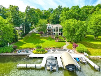 Welcome to your dream lakefront retreat! This stunning 6-bedroom on Lake Mohawk Golf Club in Ohio - for sale on GolfHomes.com, golf home, golf lot