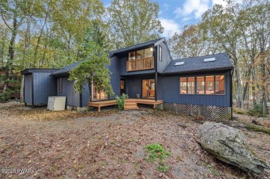 Contemporary Home with Spectacular Lake & Golf Course on Lords Valley Country Club, Inc in Pennsylvania - for sale on GolfHomes.com, golf home, golf lot