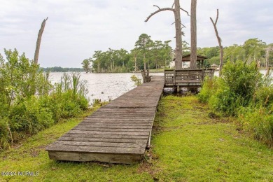 Waterfront home located on the water in a gated community called on Sound Golf Links at Albemarle Plantation in North Carolina - for sale on GolfHomes.com, golf home, golf lot