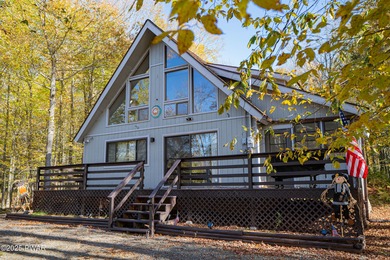 Meticulously maintained and beautifully updated chalet in the on The Hideout Golf in Pennsylvania - for sale on GolfHomes.com, golf home, golf lot