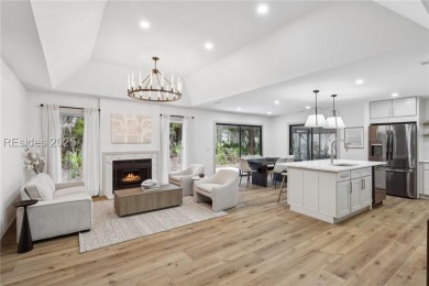 Exquisitely reimagined, this three bedroom, three and a half on Bear Creek Golf Course and Club in South Carolina - for sale on GolfHomes.com, golf home, golf lot