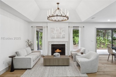 Exquisitely reimagined, this three bedroom, three and a half on Bear Creek Golf Course and Club in South Carolina - for sale on GolfHomes.com, golf home, golf lot
