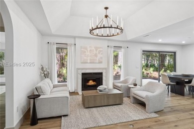 Exquisitely reimagined, this three bedroom, three and a half on Bear Creek Golf Course and Club in South Carolina - for sale on GolfHomes.com, golf home, golf lot