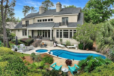 Welcome to a bright and inviting Lowcountry-style home in the on Long Cove Club in South Carolina - for sale on GolfHomes.com, golf home, golf lot