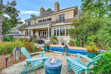 Welcome to a bright and inviting Lowcountry-style home in the on Long Cove Club in South Carolina - for sale on GolfHomes.com, golf home, golf lot