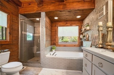Desiring the wow factor? This mountain chalet nestled in the on Bent Tree Golf Course in Georgia - for sale on GolfHomes.com, golf home, golf lot