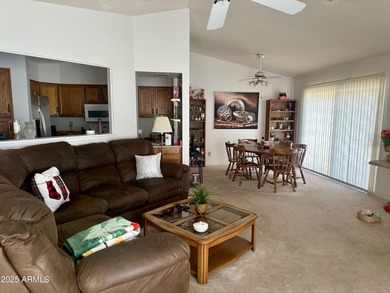 What a find-a two-bedroom, two-bath home with a two-car garage on The Lakes at Ahwatukee in Arizona - for sale on GolfHomes.com, golf home, golf lot