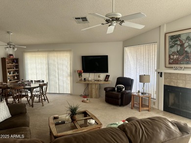 What a find-a two-bedroom, two-bath home with a two-car garage on The Lakes at Ahwatukee in Arizona - for sale on GolfHomes.com, golf home, golf lot