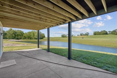 This 2024 Parade of Homes by Hodge Construction overlooks the on Saddleback Ridge Golf Course in Iowa - for sale on GolfHomes.com, golf home, golf lot