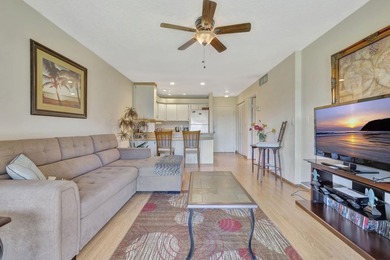 This beautifully maintained 1-bedroom, 1-bath residence offers on Ocean Village Golf Course in Florida - for sale on GolfHomes.com, golf home, golf lot