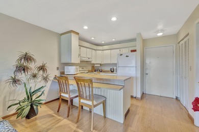 This beautifully maintained 1-bedroom, 1-bath residence offers on Ocean Village Golf Course in Florida - for sale on GolfHomes.com, golf home, golf lot