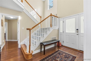 Waterfront home with stunning views located in the gated and on Carolina Trace Country Club in North Carolina - for sale on GolfHomes.com, golf home, golf lot