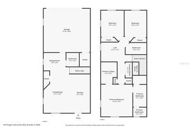 Welcome to this spacious end-unit townhome in the guard-gated on Eagle Creek Golf Club in Florida - for sale on GolfHomes.com, golf home, golf lot