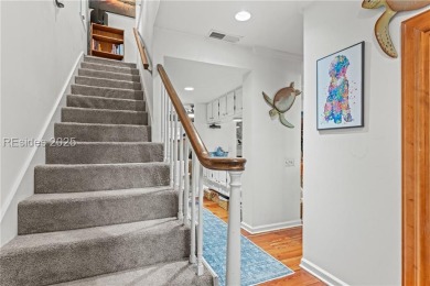 This chic Waterford end unit villa is ideally located to offer on Shipyard Golf Club in South Carolina - for sale on GolfHomes.com, golf home, golf lot